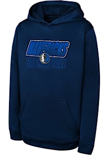 Dallas Mavericks Youth Blue Extra Point Long Sleeve Hoodie