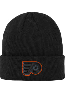 Philadelphia Flyers Black Black Friday Youth Knit Hat