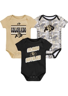 Colorado Buffaloes Baby Black Sunday Commics 3PK SS One Piece