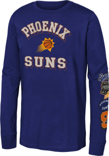 Phoenix Suns Youth Purple Up My Sleeve Long Sleeve T-Shirt