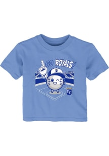 Kansas City Royals Infant Ball Boy Short Sleeve T-Shirt Light Blue