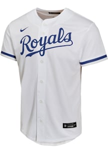 Nike Kansas City Royals Youth White Home Game Blank Jersey