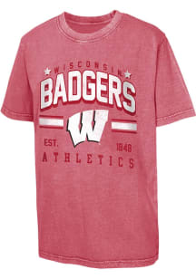 Youth Red Wisconsin Badgers Sure Shot Vintage Short Sleeve T-Shirt