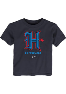 Nike Houston Texans Toddler Navy Blue H-Town Primary Logo Short Sleeve T-Shirt