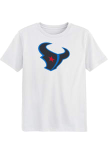 Houston Texans Boys White H-Town Secondary Logo Short Sleeve T-Shirt