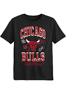 Chicago Bulls Boys Black Grit and Glory Short Sleeve T-Shirt