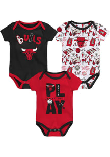Chicago Bulls Baby Red Play Ball One Piece