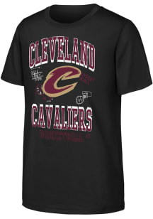 Cleveland Cavaliers Youth Black Grit and Glory Short Sleeve T-Shirt