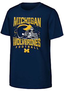 Michigan Wolverines Youth Blue Loud and Proud Short Sleeve T-Shirt