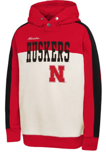Youth Red Nebraska Cornhuskers Were In There Long Sleeve Hooded Sweatshirt