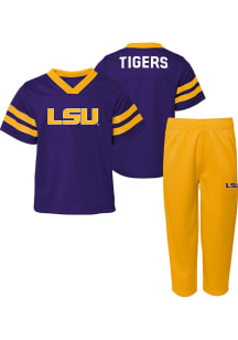 LSU Tigers Toddler Purple Red Zone Set Top and Bottom