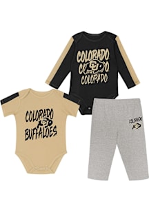 Colorado Buffaloes Infant Gold Double Down Set Top and Bottom