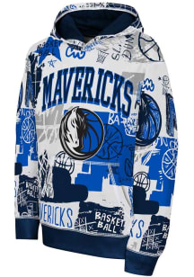 Dallas Mavericks Youth Blue Wild Style Long Sleeve Hoodie