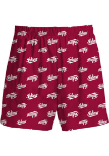 Youth Cardinal Indiana Hoosiers All Over Team Graphic Loungewear Sleep Pants