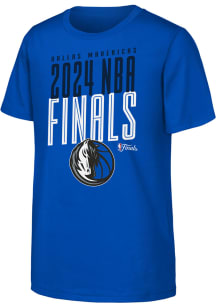 Dallas Mavericks Youth Blue Finals Part 24 Short Sleeve T-Shirt
