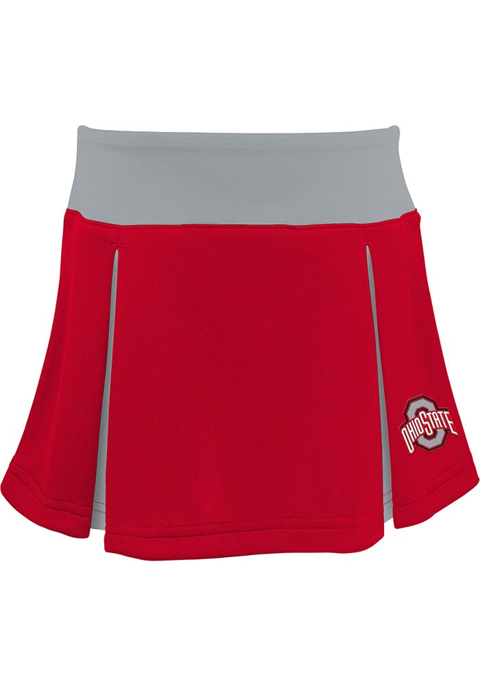 Ohio State Buckeyes Girls Red Spirit Cheer 2PC Set