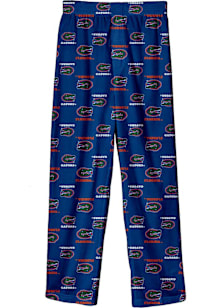 Florida Gators Youth Blue All Over Team Graphic Sleep Pants