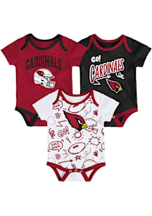 Arizona Cardinals Baby Red All Day Play One Piece