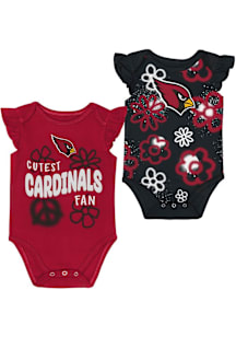 Arizona Cardinals Baby Red The Sunshine Set One Piece