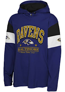 Baltimore Ravens Youth Purple The Champs Back Long Sleeve Hoodie