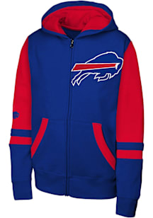 Buffalo Bills Youth Blue Stadium Long Sleeve Full Zip Jacket