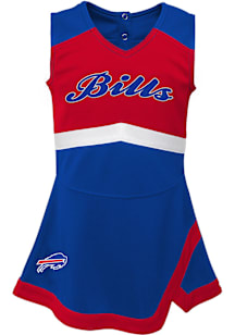 Buffalo Bills Girls Blue Cheer Captain Cheer Dress Set