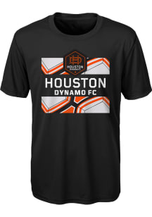 Houston Dynamo Youth Black Supermo Short Sleeve T-Shirt