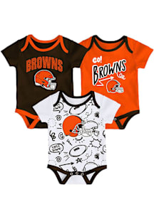 Cleveland Browns Baby Brown All Day Play One Piece