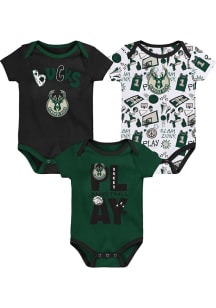 Milwaukee Bucks Baby Green Play Ball One Piece