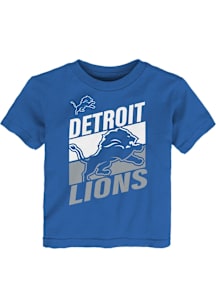 Detroit Lions Toddler Blue Team Work Short Sleeve T-Shirt