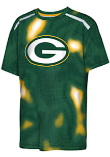 Green Bay Packers Youth Green End Zone Short Sleeve T-Shirt