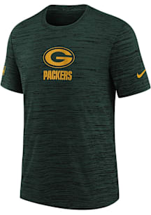 Nike Green Bay Packers Youth Green Dri-Fit Team Issue Velocity Short Sleeve T-Shirt