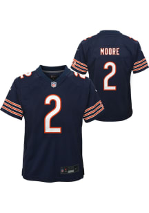 DJ Moore Chicago Bears Youth Navy Blue Nike Home Replica Football Jersey