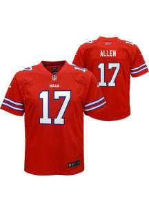 Josh Allen Buffalo Bills Youth Red Nike Alt 2 Replica Football Jersey