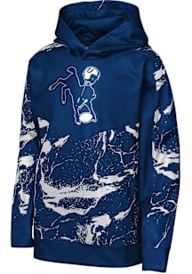 Indianapolis Colts Youth Blue Offensive Line Classic Long Sleeve Hoodie