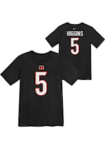 Tee Higgins  Cincinnati Bengals Boys Black Nike NN Short Sleeve T-Shirt