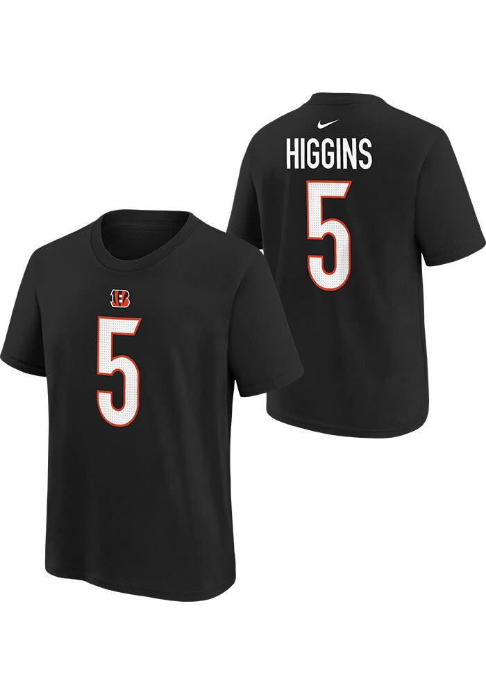 Tee Higgins Cincinnati Bengals Youth Black Nike Fuse NN Player