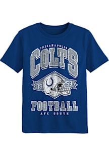 Indianapolis Colts Boys Blue Kick Off Short Sleeve T-Shirt