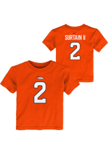 Patrick Surtain Denver Broncos Toddler Orange Nike Fuse NN Short Sleeve Player T Shirt