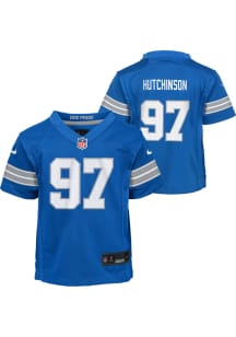 Aidan Hutchinson Detroit Lions Baby Blue Nike Home Replica Football Jersey