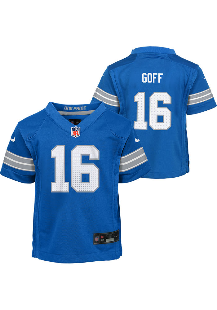 Detroit Lions Jared Goff Toddler Home Replica Blue Nike Football Jersey