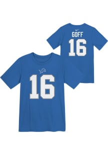 Jared Goff  Detroit Lions Boys Blue Nike Fuse NN Short Sleeve T-Shirt