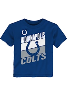 Indianapolis Colts Toddler Blue Team Work Short Sleeve T-Shirt