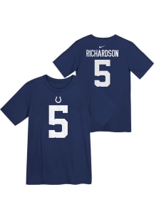 Anthony Richardson  Indianapolis Colts Boys Blue Nike Fuse NN Short Sleeve T-Shirt