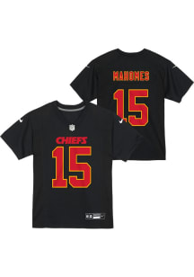 Patrick Mahomes Kansas City Chiefs Boys Black Nike Game Football Jersey