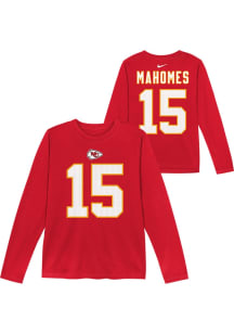 Patrick Mahomes  Kansas City Chiefs Boys Red Nike Fuse NN Short Sleeve T-Shirt