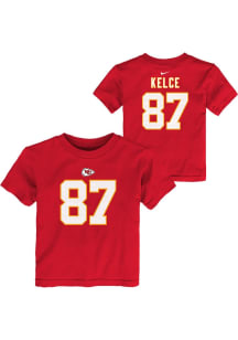 Travis Kelce Kansas City Chiefs Toddler Red Nike Fuse NN Short Sleeve Player T Shirt