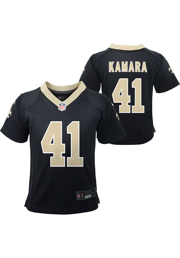 New Orleans Saints Alvin Kamara Toddler Home Replica BLACK Nike