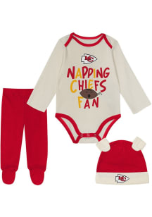Kansas City Chiefs Infant Red Little Champ Set Top and Bottom