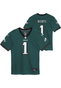 Jalen Hurts Philadelphia Eagles Baby Teal Nike Home Replica Football Jersey